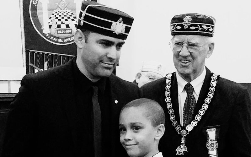 With a 33°, Sovereign Grand Inspector General of the Supreme Council of the Scottish Rite.
