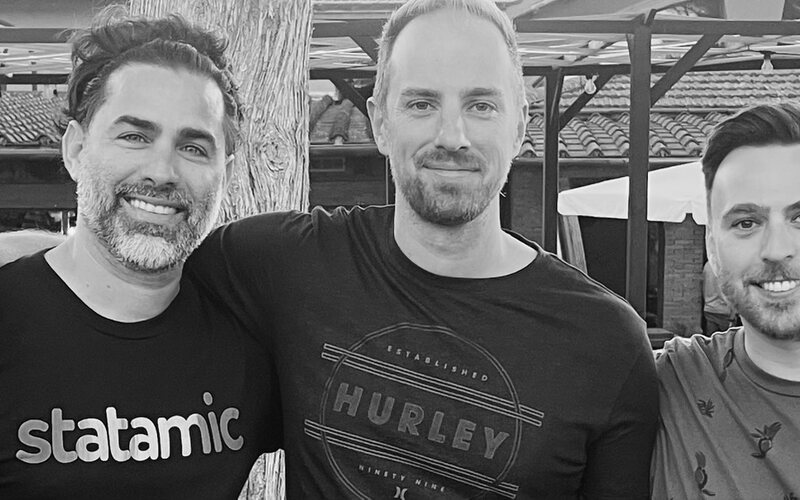 With Jack McDade, founder of Statamic, and Jason Varga, head of the Statamic development team.